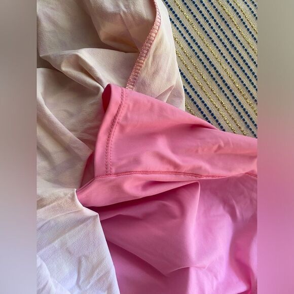 Outdoor Voices  exercise dress Size XS Pink/ White New - Picture 14 of 15